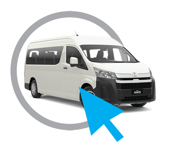 12 seater bus hire Cairns Airport